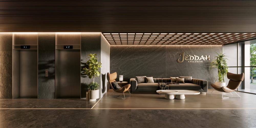 Hall de entrada do Jeddah Exclusive