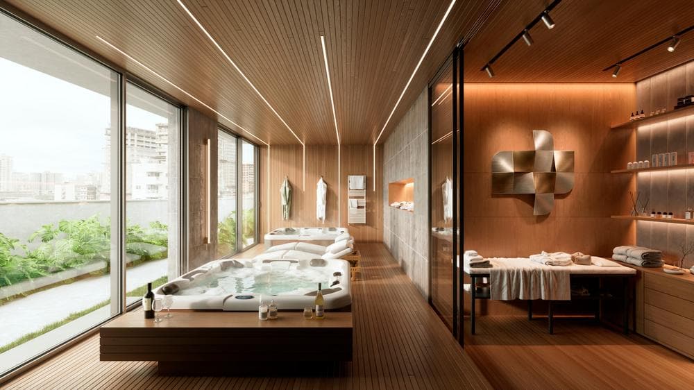 Spa hidro do Jeddah Exclusive, em Balneário Perequê, Porto Belo