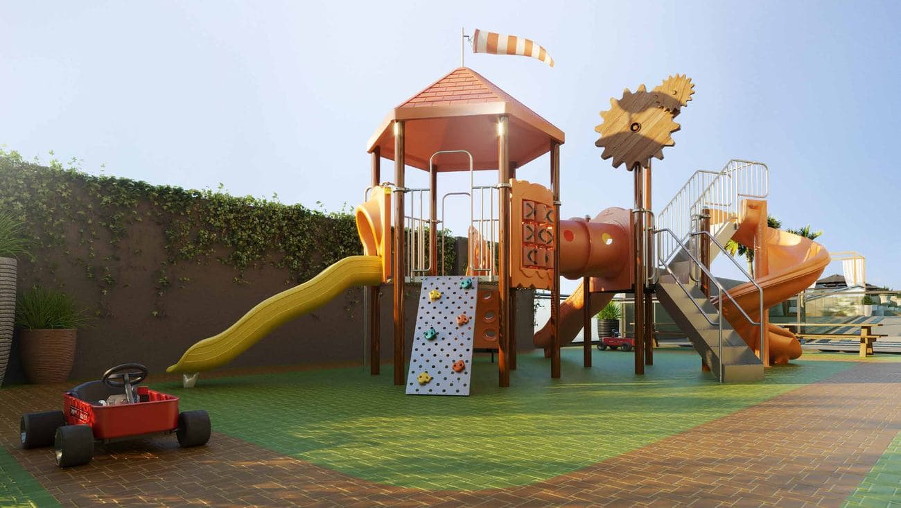 Playground do L'Atelier Concept Home, em Itapema, Santa Catarina