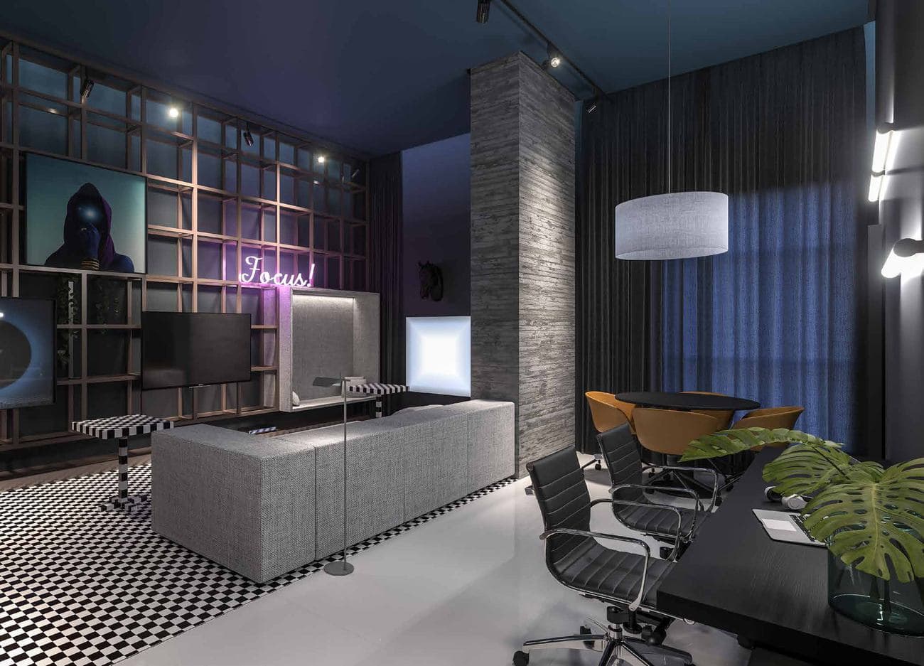 Studio do L'Atelier Concept Home, na Meia Praia, Itapema