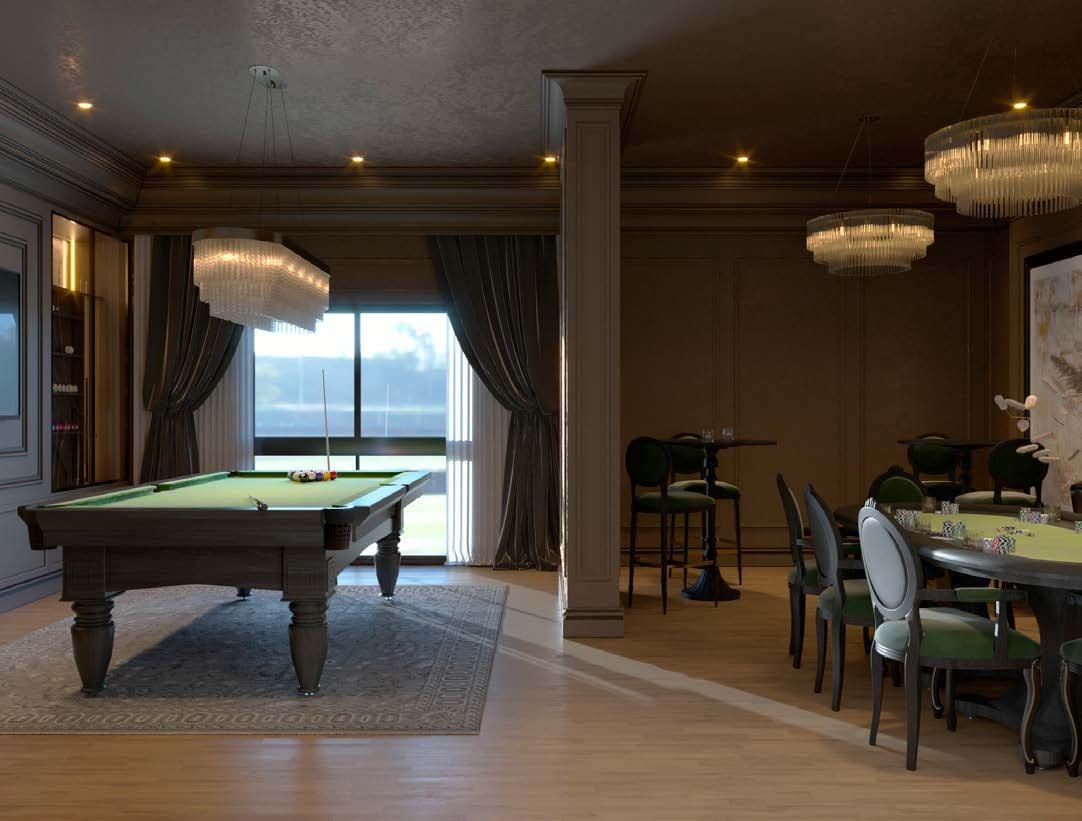 Sala de jogos do Le Jardins, na Meia Praia, Itapema