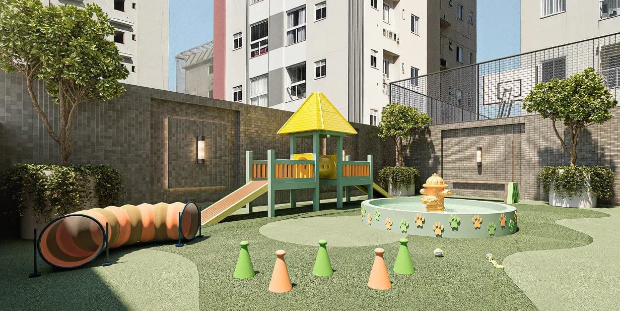 Espaço pet do Onix Towers Residence