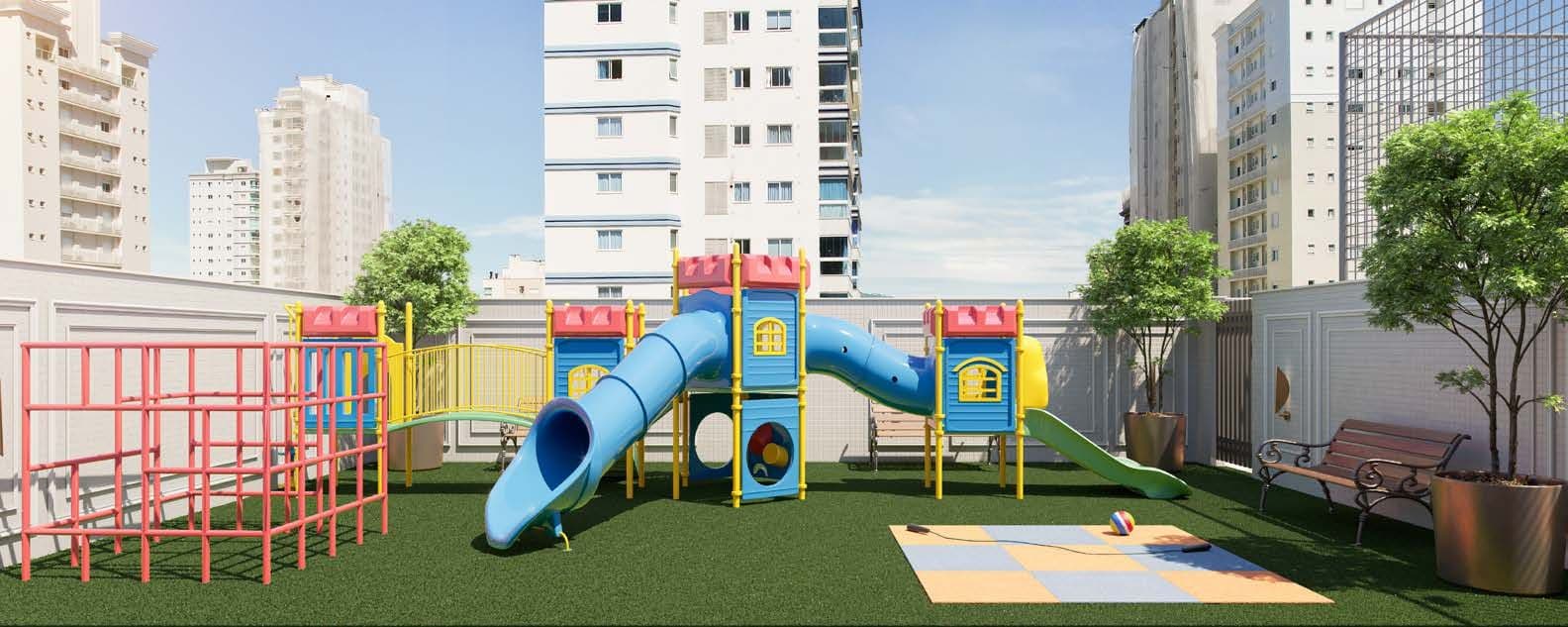 Playground do Pirita Concept Home Residence, em Meia Praia