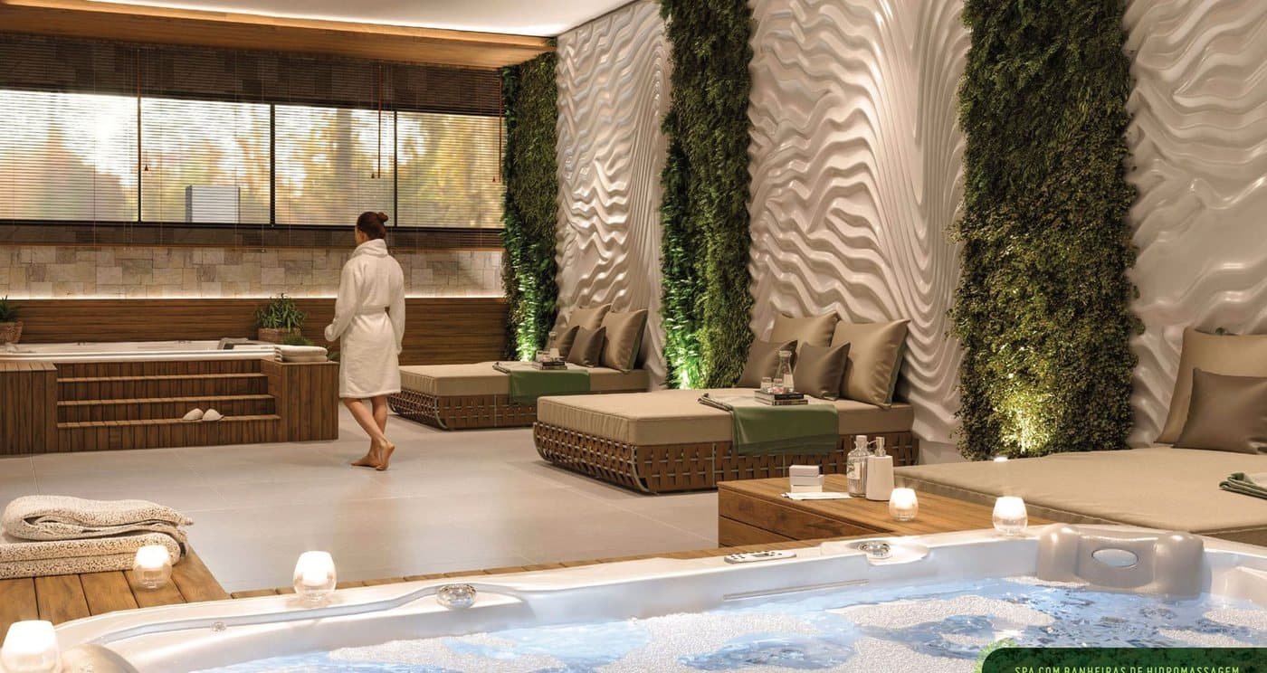 Spa e sala de massagem do Reserva do Arvoredo