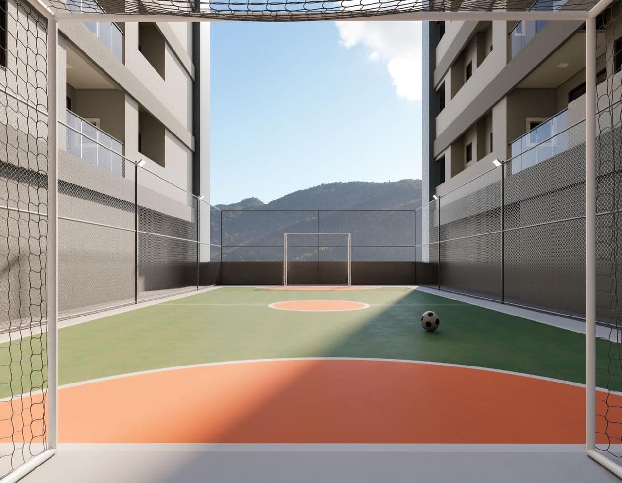 Quadra poliesportiva do Riviera Home Club
