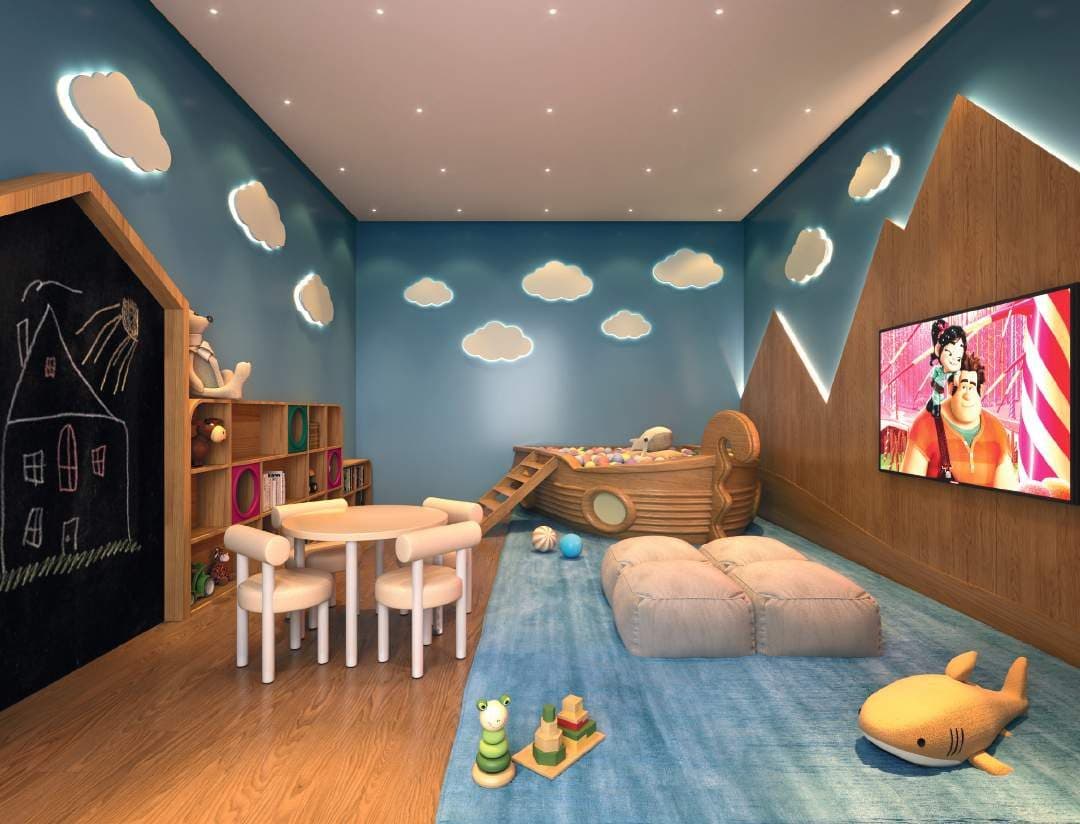 Brinquedoteca do Serenity Residence, em Itapema