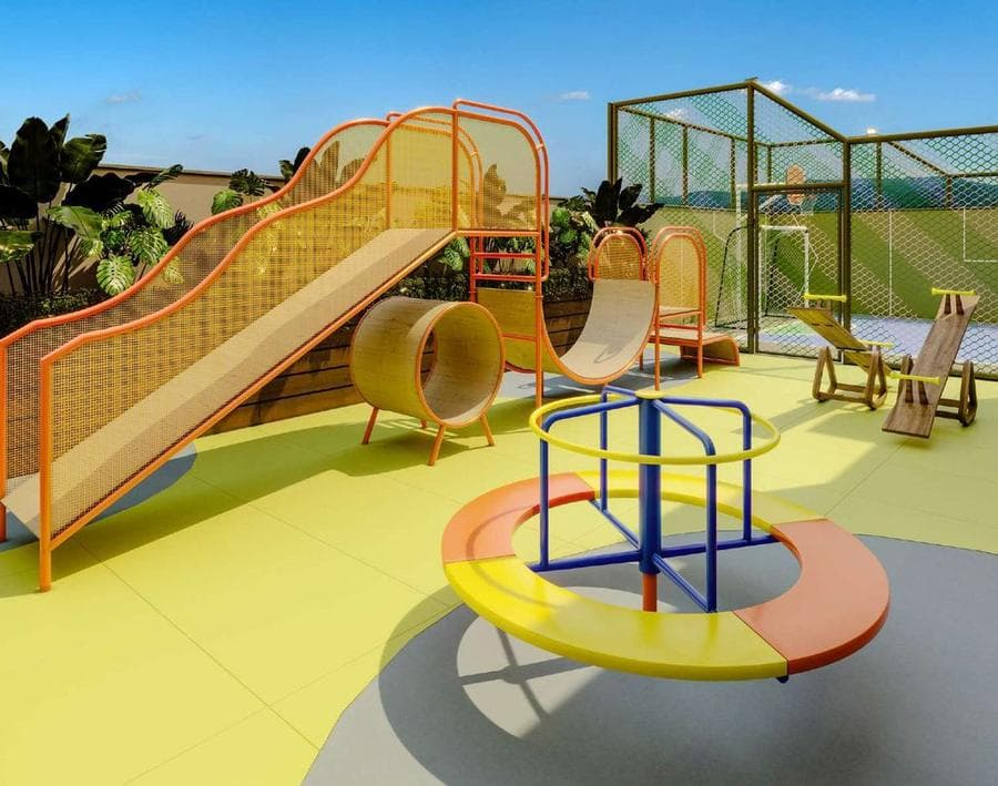 Playground do Summit Tower, na Meia Praia, Itapema