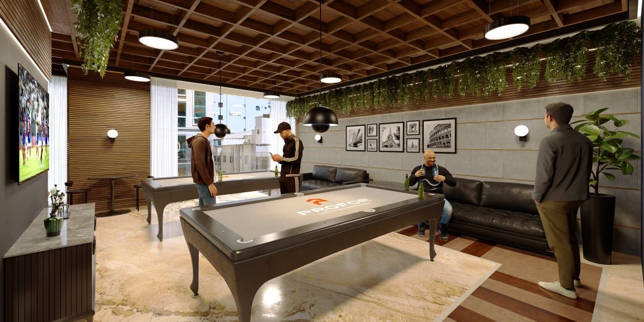 Sala de jogos do Sun Breeze Tower