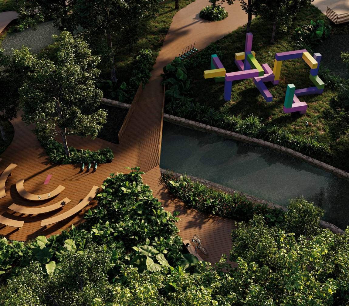 Parque Linear do Tenet — 12.000m² de área verde preservada com vegetação tropical