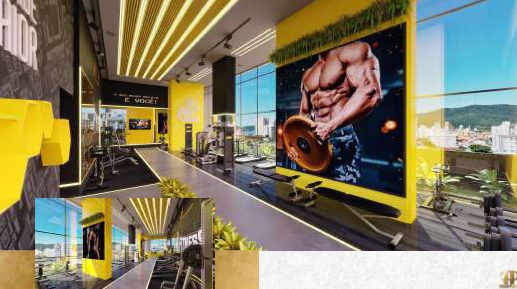 Academia com personal trainer do The Porto Plaza