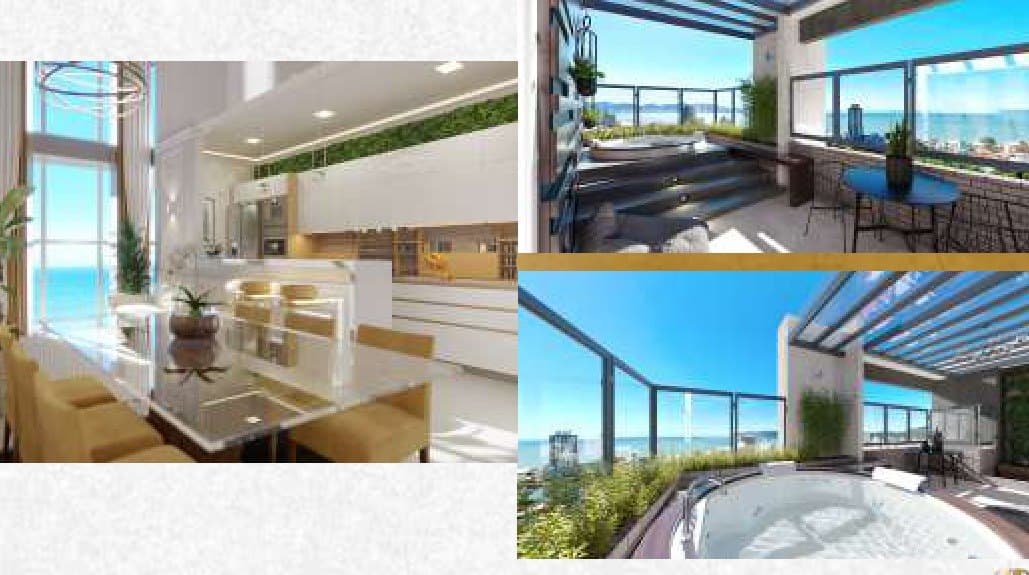 Cobertura duplex do The Porto Plaza, com terraço e hidromassagem