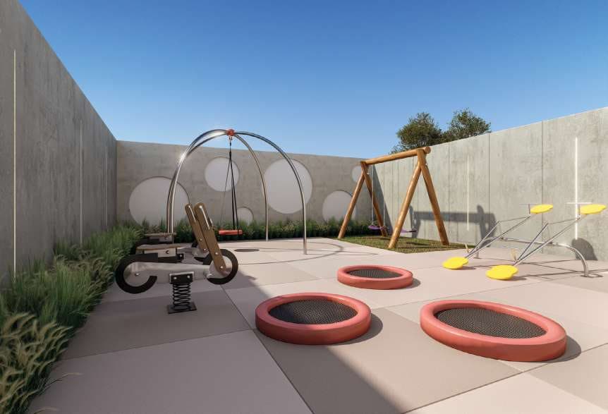 Playground do Thiesen Residence, na Meia Praia, Itapema