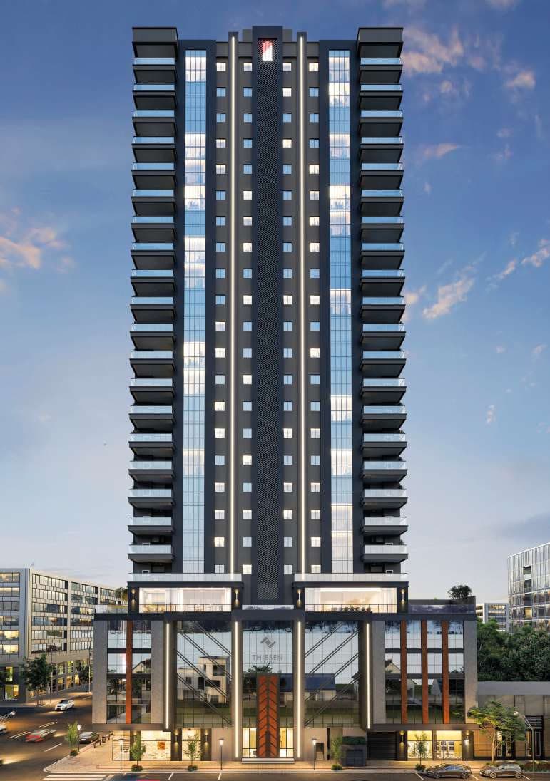 Torre do Thiesen Residence, quadra mar na Meia Praia, Itapema