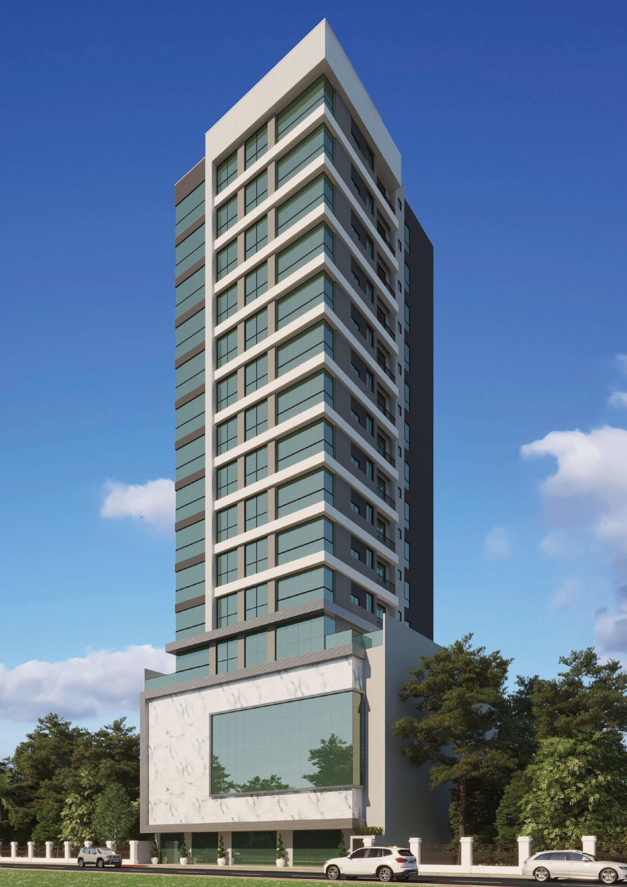 Torre do Vancouver Residence, prédio pronto na Rua 218, Meia Praia, Itapema
