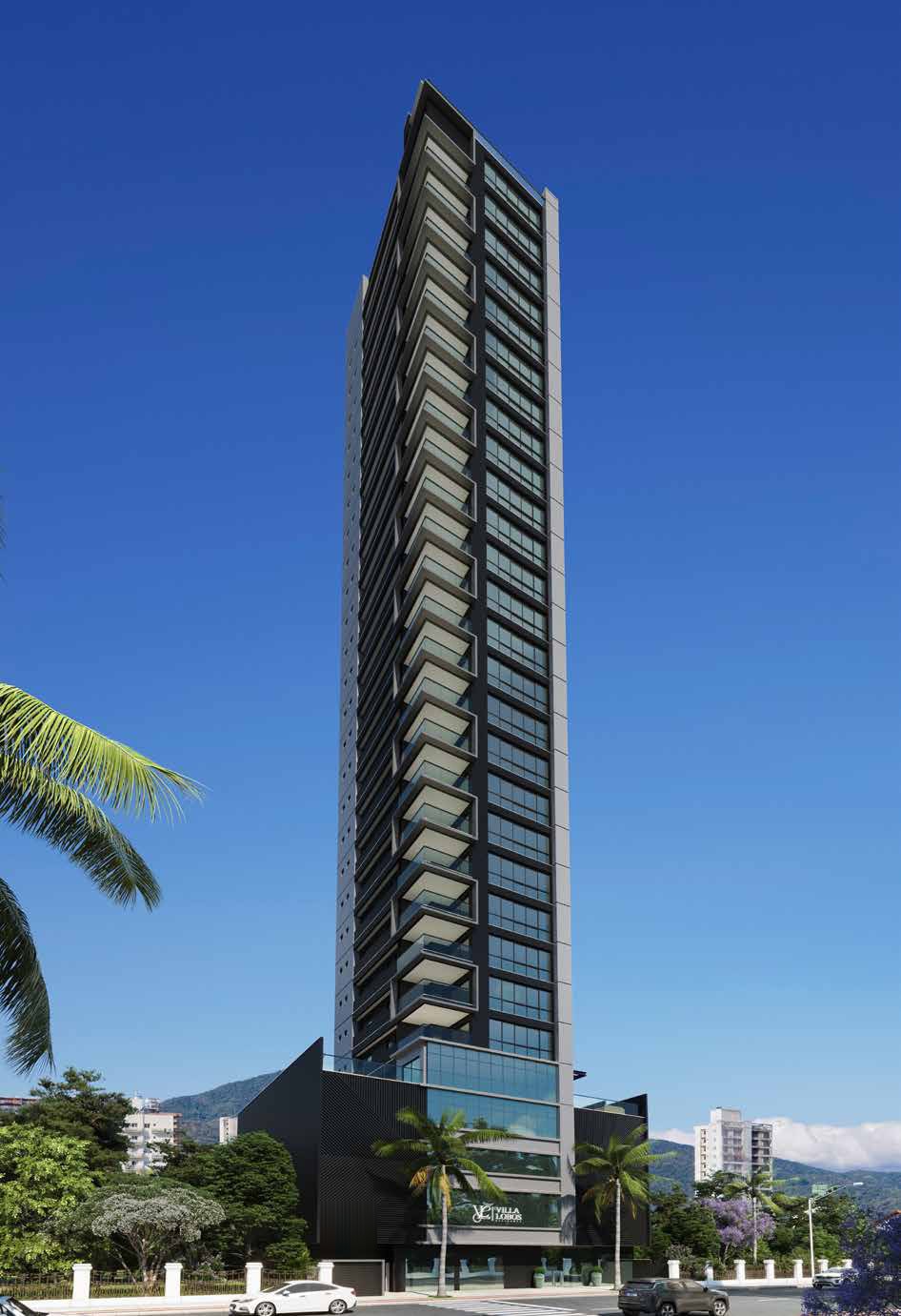 Torre do Villa Lobos Residence, na Rua 319, Meia Praia, Itapema